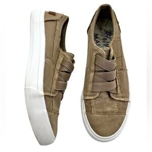 Blowfish Brown Marley Canvas Slip On Sneakers Women's Size 7